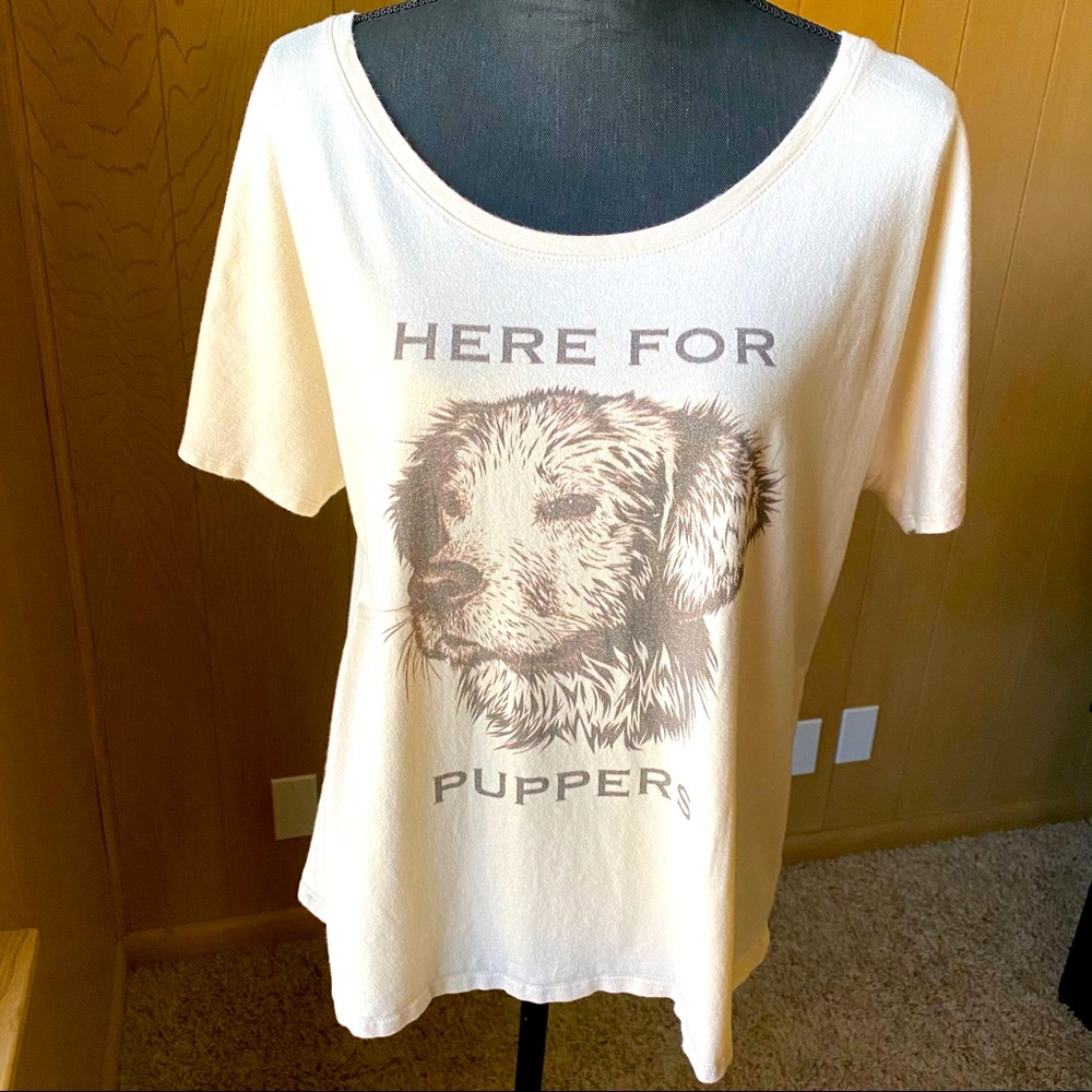 Here for Pupper’s dog t-shirt